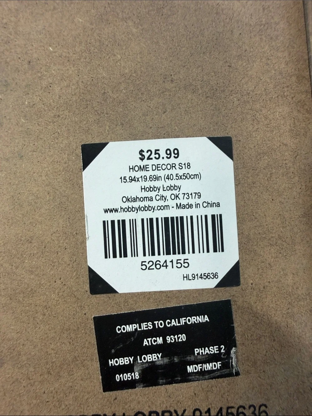 Hobby Lobby Fox Wall Art in Orange, Cream and Pink